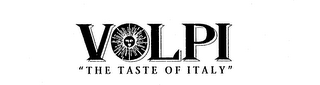 VOLPI "THE TASTE OF ITALY" logo