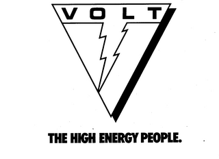 VOLT THE HIGH ENERGY PEOPLE. logo