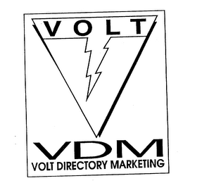 VOLT VDM VOLT DIRECTORY MARKETING logo