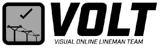 VOLT VISUAL ONLINE LINEMAN TEAM logo