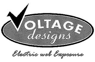 VOLTAGE DESIGNS ELECTRIC WEB EXPOSURE logo