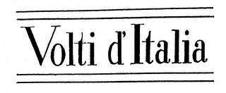 VOLTI D' ITALIA logo