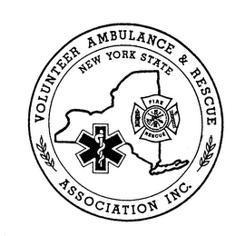 VOLUNTEER AMBULANCE & RESCUE ASSOCIATION INC. NEW YORK STATE FIRE RESCUE logo