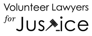VOLUNTEER LAWYERS FOR JUSTICE logo