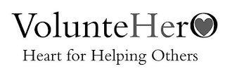 VOLUNTEHERO HEART FOR HELPING OTHERS logo