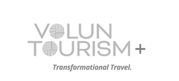 VOLUNTOURISM+ TRANSFORMATIONAL TRAVEL logo