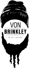 VON BRINKLEY, EST, 1978, LONG BEACH logo