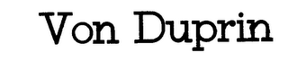 VON DUPRIN logo