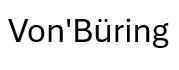 VON'BÜRING logo