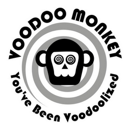 VOODOO MONKEY YOU'VE BEEN VOODOOLIZED logo