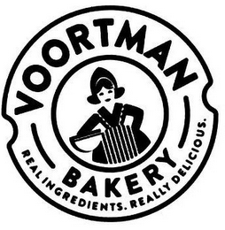 VOORTMAN BAKERY REAL INGREDIENTS. REALLY DELICIOUS. logo
