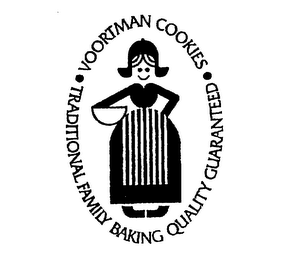 VOORTMAN COOKIES TRADITIONAL FAMILY BAKING QUALITY GUARANTEED logo