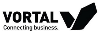 VORTAL CONNECTING BUSINESS. V logo