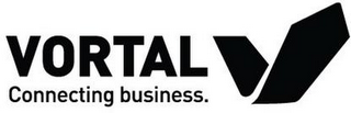 VORTAL CONNECTING BUSINESS. V logo