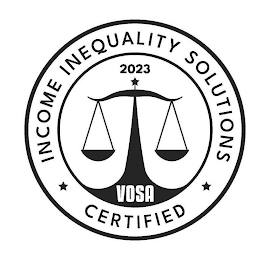 VOSA INCOME INEQUALITY SOLUTIONS CERTIFIED logo