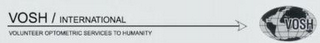 VOSH/ INTERNATIONAL VOLUNTEER OPTOMETRIC SERVICES TO HUMANITY logo