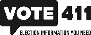 VOTE 411 ELECTION INFORMATION YOU NEED logo