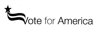 VOTE FOR AMERICA logo
