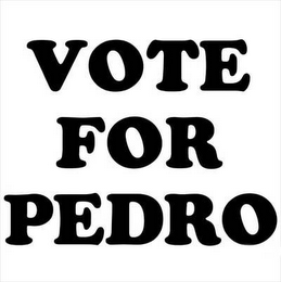 VOTE FOR PEDRO logo
