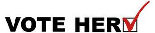 VOTE HER logo