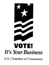 VOTE! IT'S YOUR BUSINESS U.S. CHAMBER OF COMMERCE logo