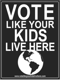 VOTE LIKE YOUR KIDS LIVE HERE WWW.VOTELIKEYOURKIDSLIVEHERE.COM logo