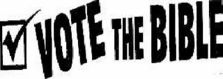 VOTE THE BIBLE logo