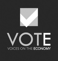 VOTE VOICES ON THE ECONOMY logo