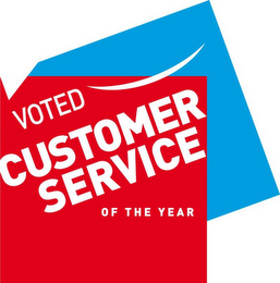VOTED CUSTOMER SERVICE OF THE YEAR logo