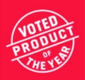 VOTED PRODUCT OF THE YEAR logo