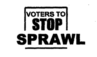 VOTERS TO STOP SPRAWL logo