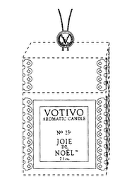 VOTIVO AROMATIC CANDLE NO 25 JOIE DE NOEL 73 OZ logo