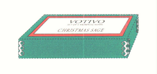 VOTIVO SET OF 4 AROMATIC SOAPS CHRISTMAS SAGE logo
