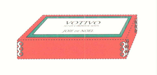 VOTIVO SET OF 4 AROMATIC SOAPS JOIE DE NOEL logo