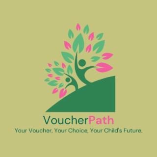 VOUCHERPATH YOUR VOUCHER, YOUR CHOICE, YOUR CHILD'S FUTURE. logo