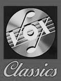 VOX CLASSICS logo