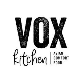 VOX KITCHEN ASIAN COMFORT FOOD logo