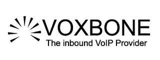 VOXBONE THE INBOUND VOIP PROVIDER logo