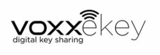 VOXXEKEY DIGITAL KEY SHARING logo