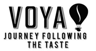 VOYA JOURNEY FOLLOWING THE TASTE logo