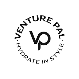 VP VENTURE PAL · HYDRATE IN STYLE · logo