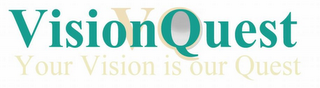 VQ VISIONQUEST YOUR VISION IS OUR QUEST logo