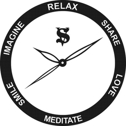 VS RELAX SHARE LOVE MEDITATE SMILE IMAGINE logo