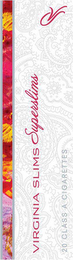 VS VIRGINIA SLIMS SUPERSLIMS 20 CLASS A CIGARETTES logo