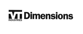 VT INDUSTRIES DIMENSIONS logo