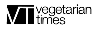 VT VEGETARIAN TIMES logo