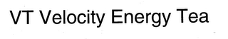 VT VELOCITY ENERGY TEA logo