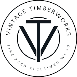 VT VINTAGE TIMBERWORKS FINE AGED RECLAIMED WOOD logo