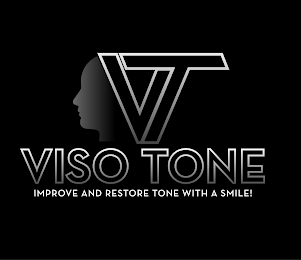 VT VISO TONE IMPROVE AND RESTORE TONE WITH A SMILE! logo