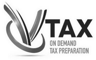 VTAX ON DEMAND TAX PREPARATION logo